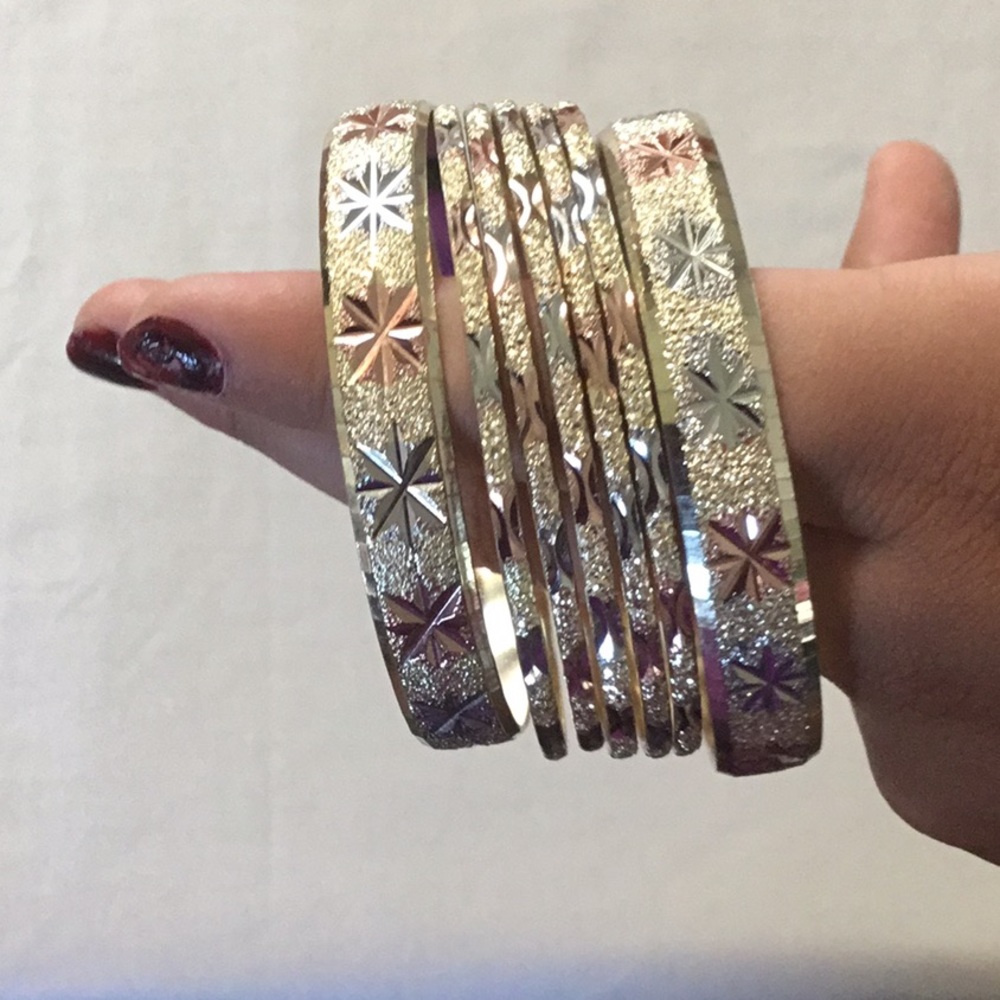 Gold plated braslets